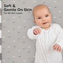 KeaBabies 2-Pack Organic Crib Sheets for Boys, Girls - 52x28 Fitted Crib Mattress Sheet Neutral, Breathable Jersey Cotton Cover for Baby Bed, Toddler Mattress, Soft & Cute Prints (Savannah) by TinyTreasures Baby Boutique