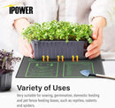 iPower 20" x 20" Waterproof Durable Seedling Heat Mat with Controller Warm Hydroponic Plant for Indoor Gardening Germination Starting by GreenHaven Gardens