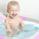 TPN Collapsible Baby Bathtub, Baby Bath Tub with Soft Cushion & Real-Time Thermometer, Baby Bathtub Infant to Toddler Tub (0-36 Months), Portable Newborn Travel Bath tub by TinyTreasures Baby Boutique