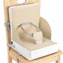 Toddler Booster Seat, Baby Booster for Dining Table, Travel Toddler Chair with Adjustable Straps, Portable Kitchen Booster for Baby, Compact Design, Easy to Clean by TinyTreasures Baby Boutique