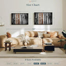 ElephantStock Ski Collection Wall Art - Horizontal Framed Canvas - 1-Piece Bathroom Wall Decor - Photography sports Canvas Print - Brown and Black Decor for Wall - 37" X 25" by CozyNest Decor