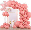 130pcs Retro Pink Balloons Different Sizes 18" 12" 10" 5" Blush Pink Latex Balloon Garland Arch Kit for Birthday Baby Shower Valentine's Day Wedding Anniversary Party Decorations by CozyNest Decor