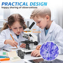 40X-2000X Monocular Microscope for Adults & Kids - Wozel Compound Microscopes for Kids with Dual LED Lights - Professional Biological Microscope with Phone Adapter Slide Set for School Home Education by TinyTreasures Baby Boutique