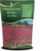 Outsidepride Crimson Clover Seeds - 5 lbs. Annual, Nitrocoated, & Inoculated Ground Cover Seeds, Ideal Clover Seed for Lawn, Cover Crop, Pasture, Hay, Green Manure & Wildlife Forage by GreenHaven Gardens