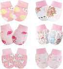 Baby Mittens No Scratch Mittens Infant Soft Gloves Mittens for 0-6 Months Boys Girls by TinyTreasures Baby Boutique