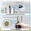 Waterdrop Gravity-fed Water Filter System, Reduces Lead and up to 99% of Chlorine, NSF/ANSI 42&372 Standard, with 2 Black Carbon Filters and Metal Spigot, King Tank Series, WD-TK-A by CozyNest Decor