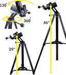 SpectrumOI TourStar Pro 70 AZ Maksutov Telescope for Adults High Powered, Premium Maksutov AZ 70mm Aperture 750mm Focal Length with Aspherical Eyepiece by TinyTreasures Baby Boutique