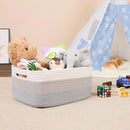 Large Storage Baskets for Shelves, Closet Organizers Bins for Clothes Blanket Towels, Baby Nursery, Toy Baskets Box, Woven Rope Baskets, 17 x 13 x 7.5”, 3 Packs Gradient Grey by CozyNest Decor