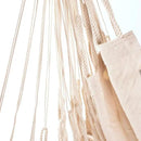 LA SIESTA® - Large Comfort Habana Cotton Hammock Chair & CasaMount - Hanging Chair w/Suspension Kit for Walls Ceilings & Square Beams - Indoor Outdoor Swing Hanging Chair Bedroom Balcony - Latte by GreenHaven Gardens