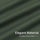Easy-Going Blackout Curtains for Bedroom, Solid Thermal Insulated Grommet and Noise Reduction Window Drapes, Room Darkening Curtains for Living Room, 2 Panels (42x36 in, Greyish Green) by CozyNest Decor