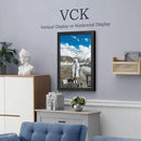 VCK 14x22 Picture Frame Set of 3, Exclusive Black Woodgrain, Solid Wood Poster Frames - Wall Hanging by CozyNest Decor