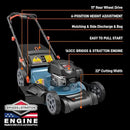 SENIX LSSG-H2 22-Inch Self Propelled Gas Lawn Mower with 163 cc 4-Cycle Engine, 3-in-1 Rear Wheel Drive Variable Speed Lawnmower, 6-Position Height Adjustment by GreenHaven Gardens