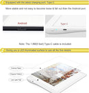 A4 Rechargeable LED Tracing Light Box, ELICE Wireless Battery Powered Light Pad Artcraft Lightpad Cordless Light Board for Diamond Painting Drawing Sketching Weeding Vinyl X-ray Viewing (White) by TinyTreasures Baby Boutique