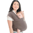 KeaBabies Baby Wrap Carrier - All in 1 Original Baby Carrier Newborn to Toddler Sling, Easy to Wear, Hands Free Bonding, Lightweight, Breathable Infant Wraps (Copper Gray) by TinyTreasures Baby Boutique