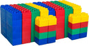 Big Blocks for Kids Ages 4-8, Indoor & Outdoor Blocks for Kids Jumbo Games, Large Building Blocks (96 PC) Standard Set by TinyTreasures Baby Boutique