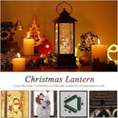 House & Garden Decoration,Christmas Lantern with 8 Pieces of Music,Sparkling Crystal Keep Circling Around The Snowman Families Music Box as a (Snowman Families) by CozyNest Decor