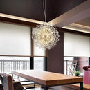 Modern Crystal Chandelier, Sputnik Dandelion High Ceiling Hanging Lamp, Large Beaded Gold Pendant Light for Living Room Dining Room Kitchen Island Bedroom (Gold 16Lights) by CozyNest Decor