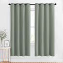 NICETOWN Blackout Curtains 72 inches Long 2 Panels Set - Grommet Thermal Insulated Room Darkening Solid Drapes Sound & Light Blocking for Bedroom/Living Room, Sage Green, W52 x L72 by TinyTreasures Baby Boutique
