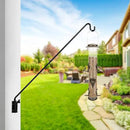 MIXXIDEA 2 Packs Heavy Duty Extended Reach Wall Mounted Deck Hook Wall Pole, Wall Bracket Direction and Length Adjustable Plant Bracket for Bird Feeders, Planters, Suet Baskets, Lanterns, Wind Chimes by GreenHaven Gardens