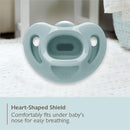 NUK 100% Silicone Comfy Orthodontic Pacifiers, 0-6 Months, Neutral Fashion, Timeless Collection, 5 Count by TinyTreasures Baby Boutique