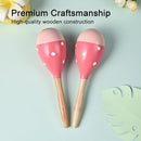 Maracas for Adults Kids Babies, Wooden Maracas Shaker Musical Instrument by TinyTreasures Baby Boutique