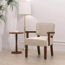 Accent Chair, PU Leather Chair for Living Room Oversized Armchair with Soft Seat and Armrests for Bedroom Dinning Reading Waiting Room (One Chair) by CozyNest Decor