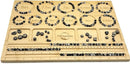 Petoysoso Bead Boards for Jewelry Making, Thicken Bamboo Beading Board for Jewelry Bracelet Making, Bracelet Bead Board, Bracelet Bead Board for Bracelet, Jewelry Making Supplies 15.3x 11.2x0.5 Inches by TinyTreasures Baby Boutique