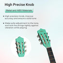 ADM Beginner Acoustic Classical Guitar 38 Inch Nylon Strings Wooden Guitar Bundle Kit for Kid Boy Girl Student Youth Guitarra Online Lessons with Gig Bag, Strap, Tuner, Strings, Cyan Green by TinyTreasures Baby Boutique