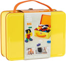 PLUS PLUS Building Set with Metal Suitcase, Open Ended Stem Toy for Toddlers and Preschool, 70 Big Basic Interlocking Pieces by TinyTreasures Baby Boutique