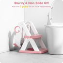 Potty Training Seat, Upgrade Toddler Toilet Seat for Kids Boys Girls, 2 in 1 Potty Training Toilet, Splash Guard Anti-Slip Pad Step Stool by TinyTreasures Baby Boutique