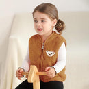 Baby Boys Girls Fleece Vest Zip Up Cute Bear Jackets Fuzzy Fall Winter Warm Clothes Newborn Outwear for Toddler Infant by TinyTreasures Baby Boutique