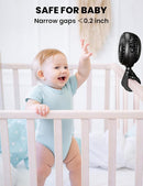 AMACOOL Baby Stroller Fan - 5000mAh Rechargeable, 3-Speed, Strong Yet Quiet, 360°Rotate Portable Clip on Fan for Travel, Car Seat, Crib, Bike, Treadmill, Beach Vacation Essentials by TinyTreasures Baby Boutique