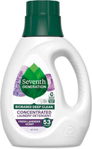 Seventh Generation Concentrated Laundry Detergent, Stain Fighting Formula, Fresh Lavender scent, 40 oz (53 Loads) by TinyTreasures Baby Boutique