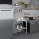AmGood Double OverShelf Stainless Steel NSF - Many (30" Long x 12" Deep) by CozyNest Decor