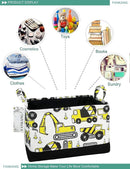 FANKANG Rectangular Laundry Basket Nursery Storage Fabric Storage Bin Storage Hamper,Gift Baskets (Engineering) by TinyTreasures Baby Boutique