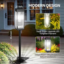 Solar Pathway Lights Outdoor, 6 Pack Upgraded Solar Lights Outdoor Waterproof, Bright Up to 15 Hrs Auto On/Off Garden Light for Yard Patio Lawn Path Walkway Driveway Outside Decor(Cool White) by CozyNest Decor