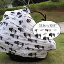 Buffalo Car seat Canopy for Babies, Car Seat Cover for Boys Girls, CarSeat Canopies for Newborn, Multiuse - Nursing Breastfeeding Covers, Shopping Cart/High Chair/Stroller Covers, Soft Breathable by TinyTreasures Baby Boutique
