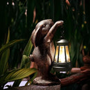 Garden Statues Rabbit with Solar Lantern,Lawn Garden Decor Outdoor Statue for Patio, Balcony, Yard Ornament,Ideal Rabbit Housewarming Gifts & Birthday Gifts for Grandma Mom Women by GreenHaven Gardens