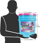 Ultra Fresh Platinum Fabric Softener for Laundry up to 640 Loads, Lavender, 5 Gallons - Fabric Odor Remover to Wash Clothes and Sheets by CozyNest Decor
