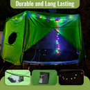 Gardenature 10FT/12FT/14FT Trampoline Tent(Tent Only), Fit Round Trampolines, Shade Cover with LED Light, Outdoor Trampolien Accessories, Anti-Tear, Beige by TinyTreasures Baby Boutique