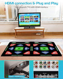 HDMI Dance Mat 64GB Storage, 1000 Games,885 Songs,81 MTV Videos.Dance pad Combines Dance, Yoga, Aerobics, Running, Sports, and Puzzle Games A Prestigious Gift for Boys & Girls. Flannel Material by TinyTreasures Baby Boutique