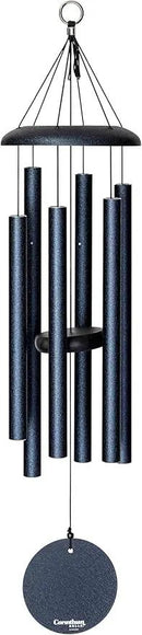 Corinthian Bells by Wind River – 30 inch Midnight Blue Wind Chime for Patio, Backyard, Garden, and Outdoor Decor (Aluminum Chime) Made in The USA by CozyNest Decor