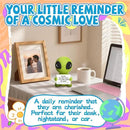 Unique Crochet Alien Decor Gift for Boyfriend, Girlfriend, Anniversary, Valentine's Day, Birthday, Christmas Funny Romantic Gifts for Him Her to My Love Presents by CozyNest Decor