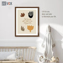 VCK 24x30 Brown Poster Frame 3 Pack, Wood Picture Frame with Exclusive Wood Grain, Wall Mounting Hanging by CozyNest Decor