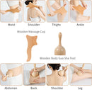 7 Pack Wood Therapy Massage Tools for Body Shaping Set, Cellulite Massager,Maderoterapia Kit Colombiana, Lymphatic Drainage Massager Tools for Neck Back Waist Pain Relief by CozyNest Decor