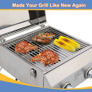CGG-306 Heat Plates and Grill Grates Replacement for Home Depot Nexgrill 820-0033, Cuinart CGG-306, 820-0033M 820-0007B 820-0015 820-0007 820-0007G Stainless Steel Grill Flame Tamer by GreenHaven Gardens