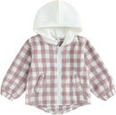 Douhoow Toddler Baby Plaid Jacket Baby Boy GIrl Flannel Hoodies Zip Up Hooded Fall Winter Outerwear Coat by TinyTreasures Baby Boutique
