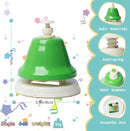 Desk Bells, Rainbow Diatonic Hand Bells for Kids with 17 Songbook & Musical Flash Cards, Toddler Preschool Musical Learning Toys, Boys & Girls Birthday Gift for 3-Year-Old and Over by TinyTreasures Baby Boutique