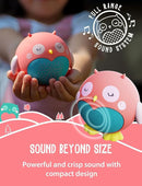 Planet Buddies Kids Bluetooth Speaker Boys and Girls with Microphone, Mini Bluetooth Speaker Portable Wireless, 60 Day Battery, for Home, Outdoor and Travel, Works with iPhone and Android – Olive Owl by TinyTreasures Baby Boutique