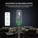 THIRDREALITY Smart Soil Moisture Sensor 2Pack,Zigbee hub Needed,Capacitive Probe,Moisture/Temperature Meter for Garden Planting,Compatible with Homey,Hubitat, SmartThings,Home Assistant by GreenHaven Gardens